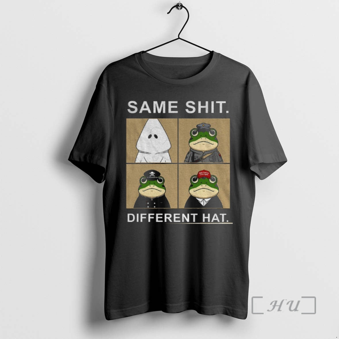 Officials Kkk Portland Frog Same Shit Different Hat Anti Trump Political T Shirt Sweater