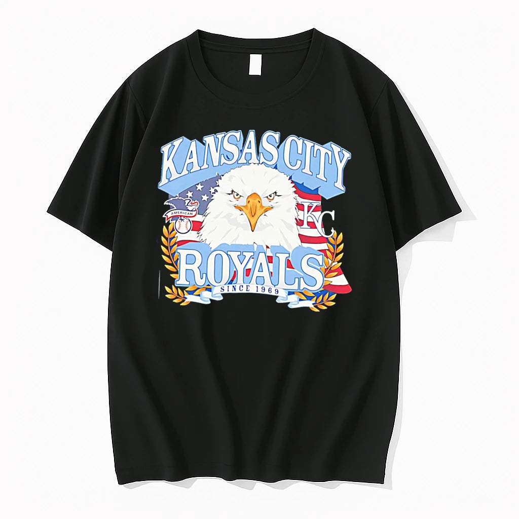 Officials Kansas City Royals Americana Eagle Celebrating Americas 250th Tee T Shirt Sweater