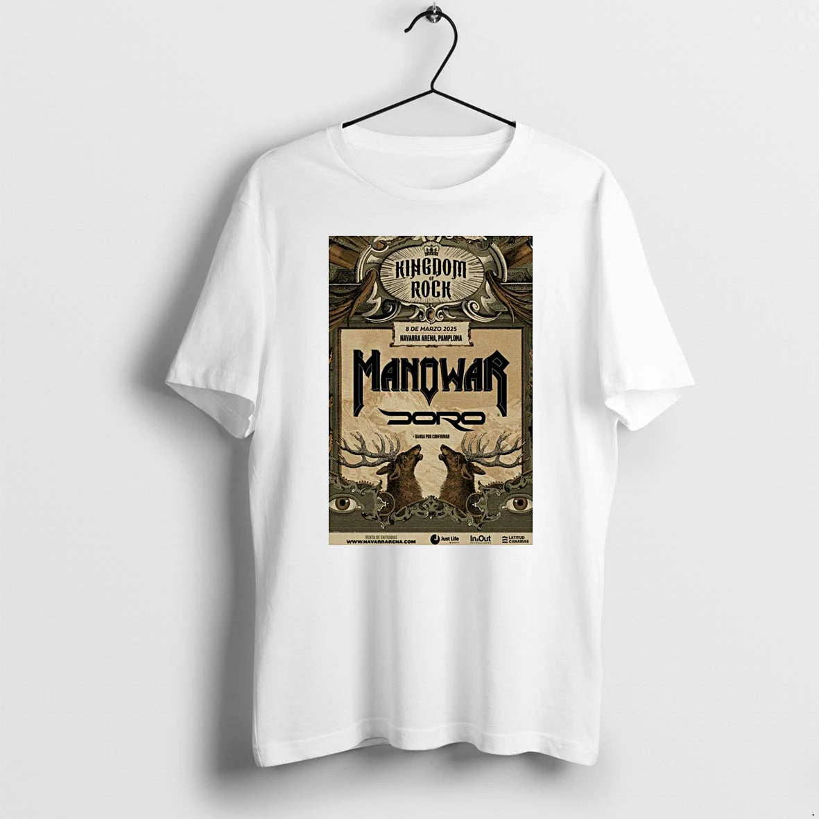 Officials Kingdom Of Rock March 8 2025 Navarra Arena In Pamplona Navarra Spain