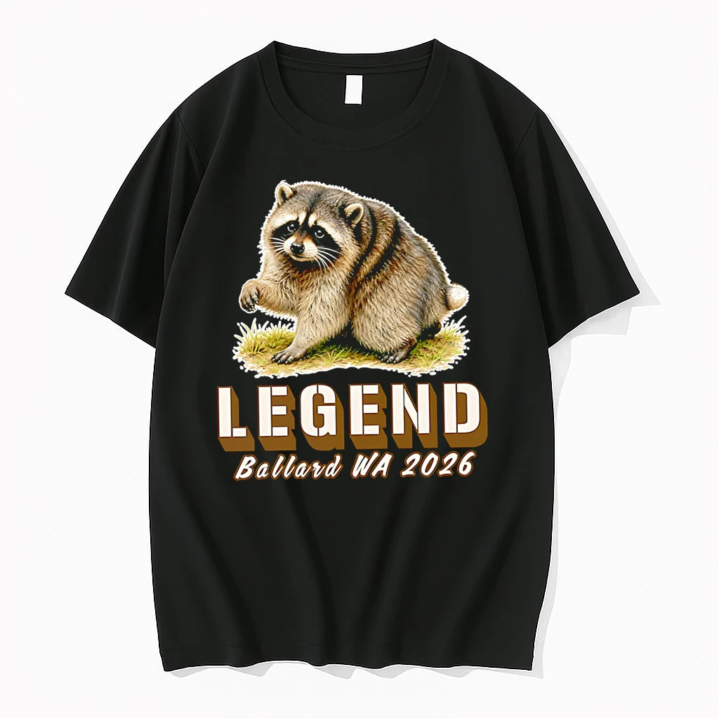 Officials Legend Ballard Wa 2026 Raccoon Premium T Shirt