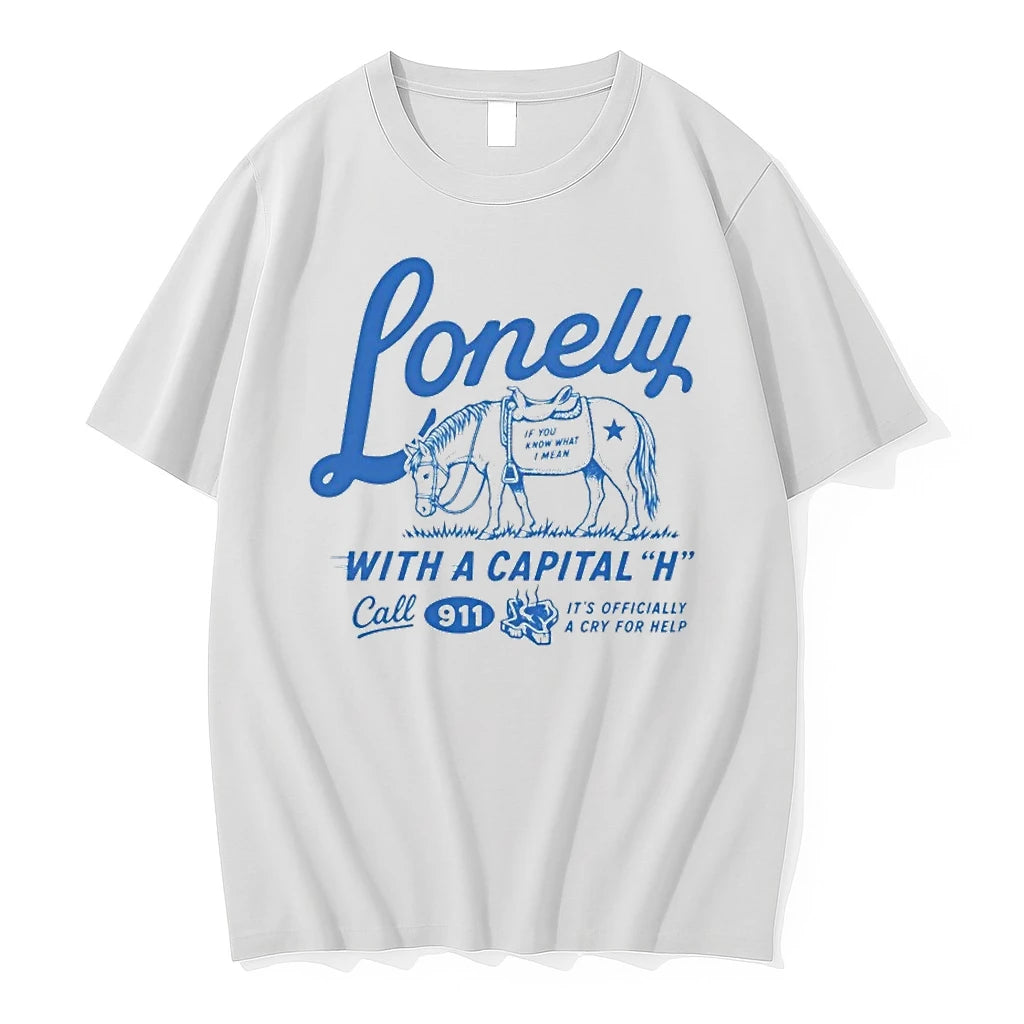 Officials Lonely With A Capital H Call 911 T Shirt Sweater