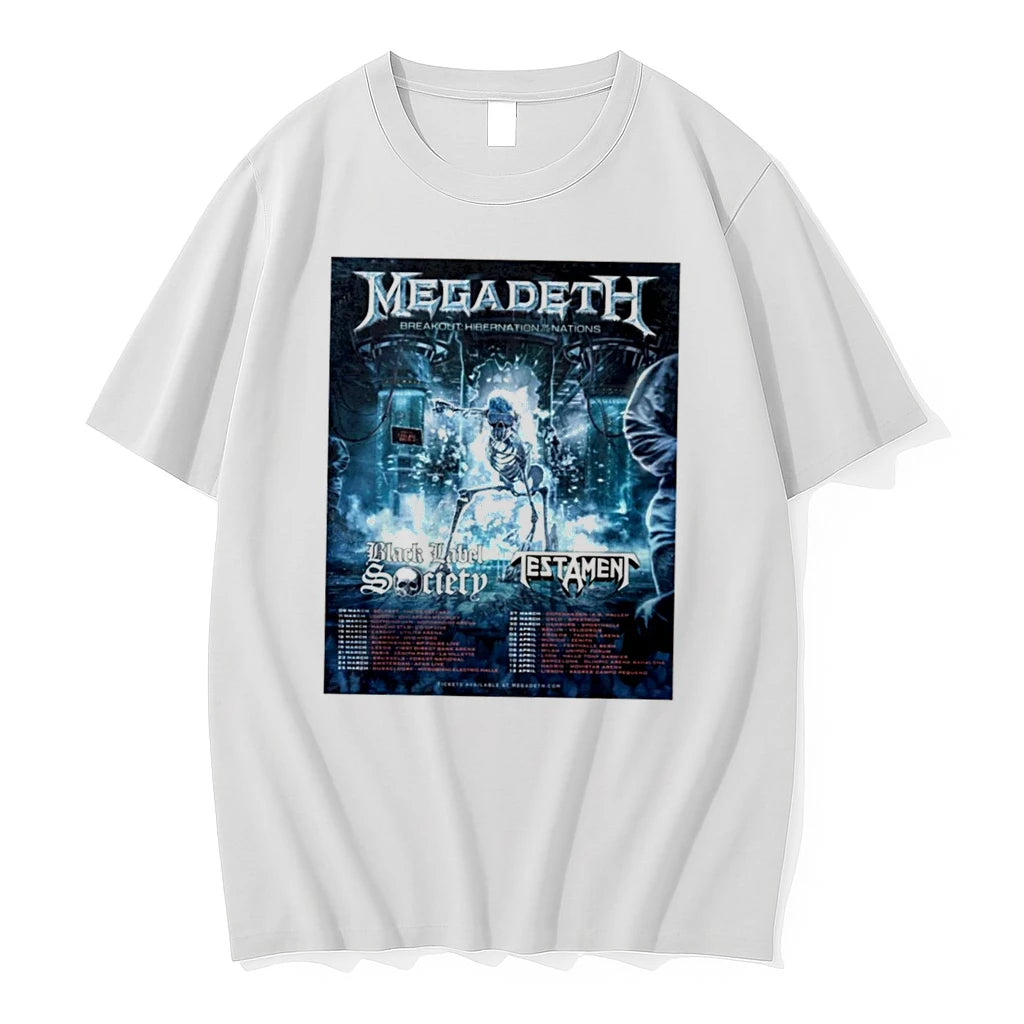 Officials Megadeth Breakout Hibernation Of The Nations Tour 2027 Tee Premium T Shirt