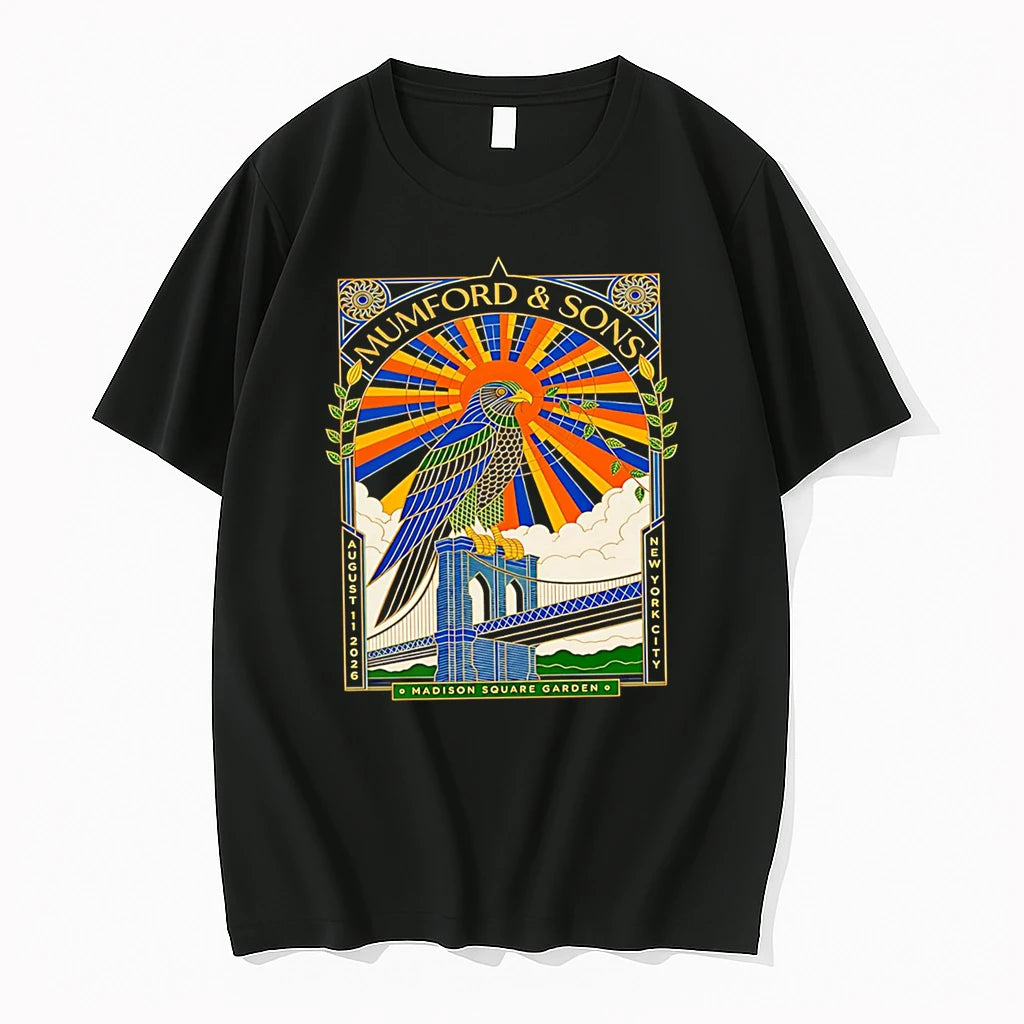 Officials Mumford Sons 08 11 2026 New York Ny Event Premium T Shirt