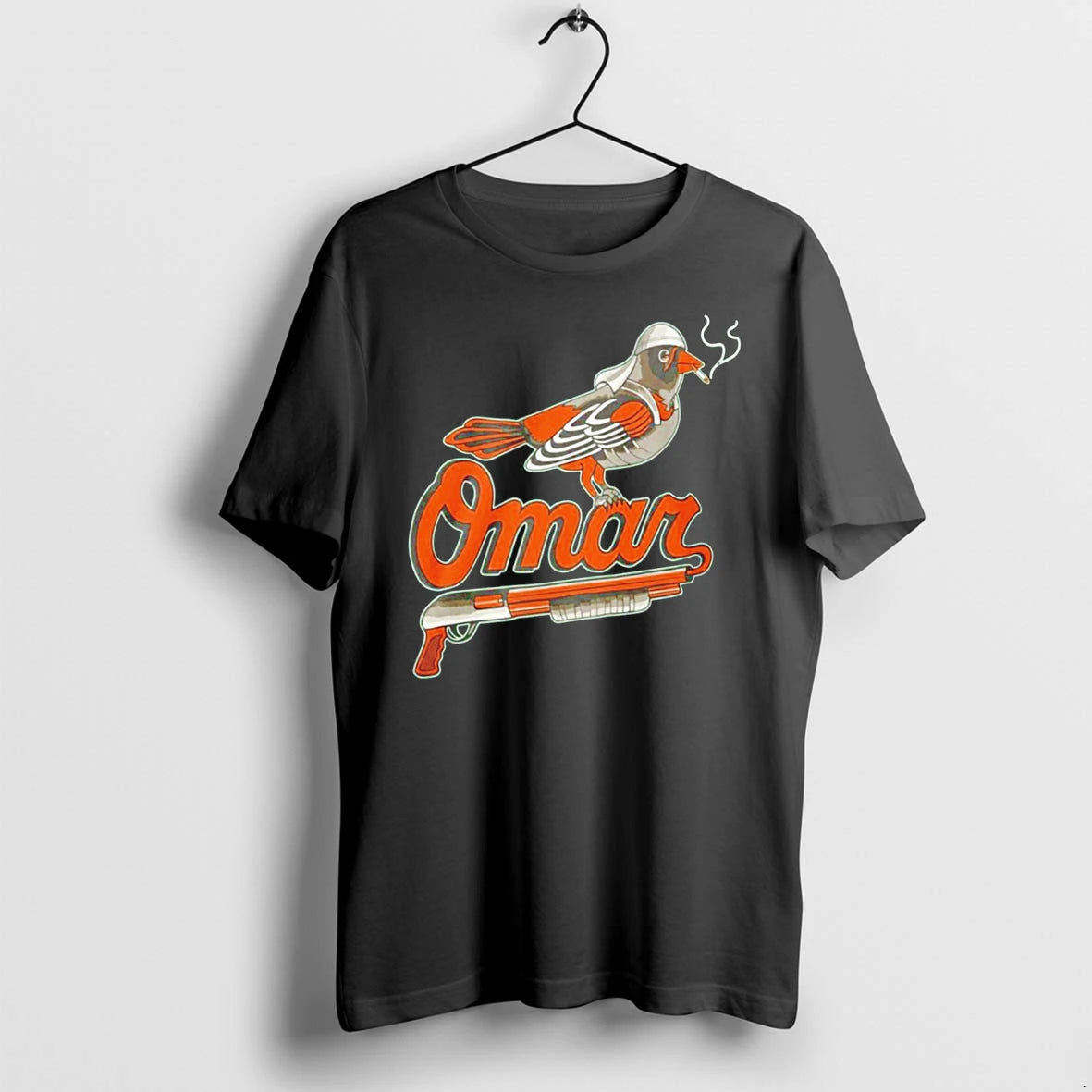 Officials Omar Baltimore Orioles Smoking Tee Premium T Shirt