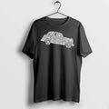 Officials Opel Olympia German Classic Prewar Vintage Car Silhouette Word Cloud Mens