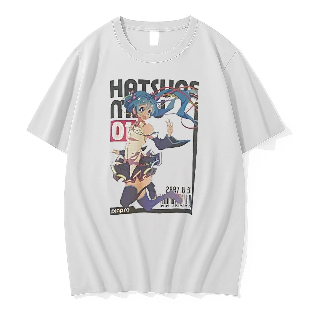 Officials Piapro 01 2007 Character Anime Music Vocaloid Premium T Shirt