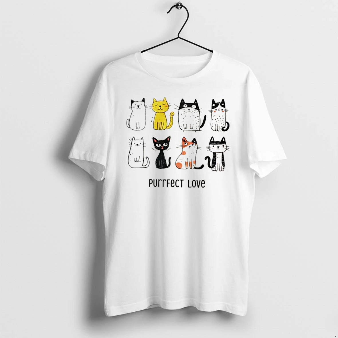 Officials Purrfect Love Cat Tee Premium T Shirt