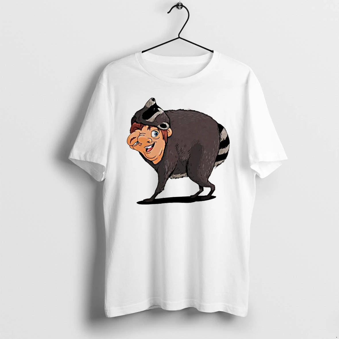 Officials Raccoon Boy Character Funny Animal Women Premium T Shirt