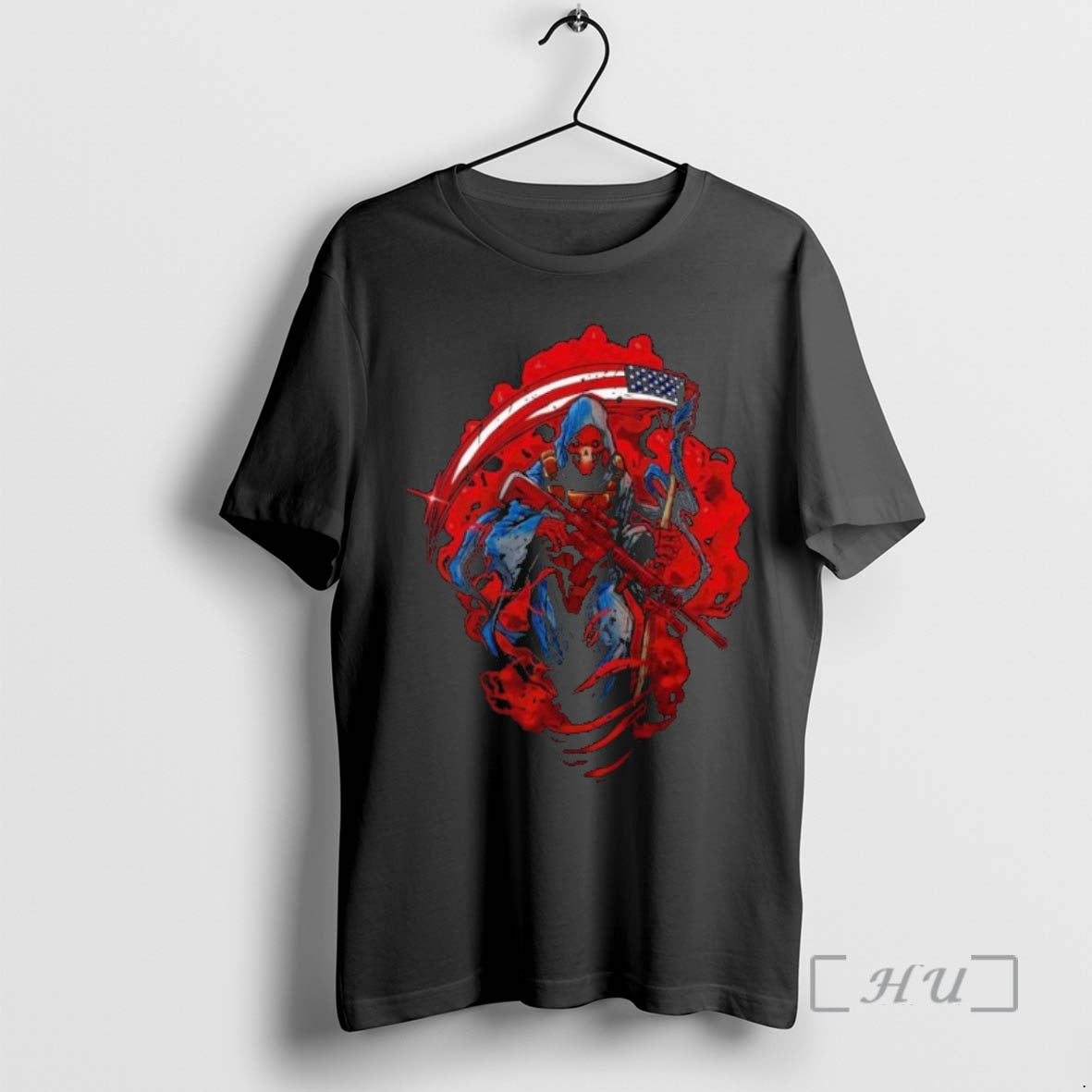 Officials Reaper Fury Us Flag T Shirt Sweater