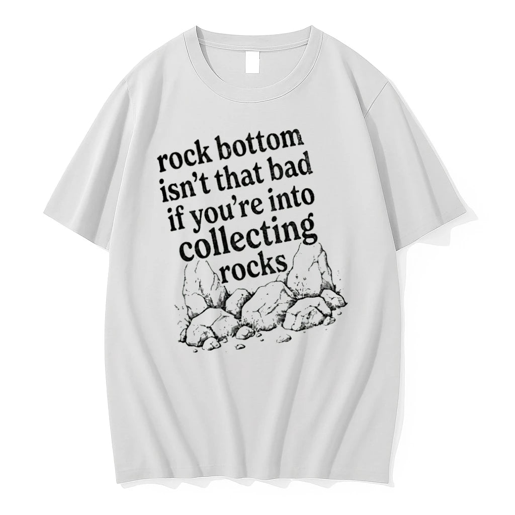 Officials Rock Bottom Isnt That Bad If Youre Into Collecting Rocks Premium T Shirt