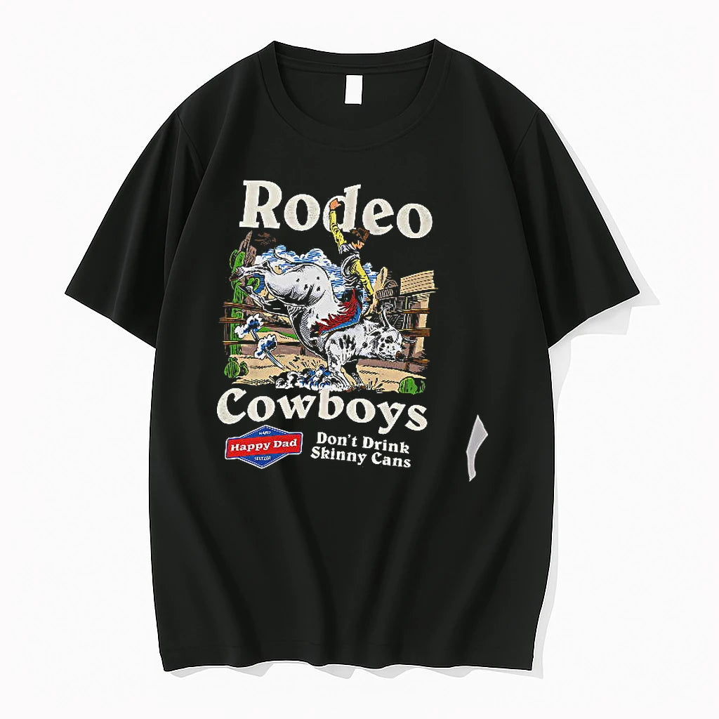 Officials Rodeo Cowboys Happy Dad Hard Seltzer Dont Drink Skinny Cans T Shirt Sweater