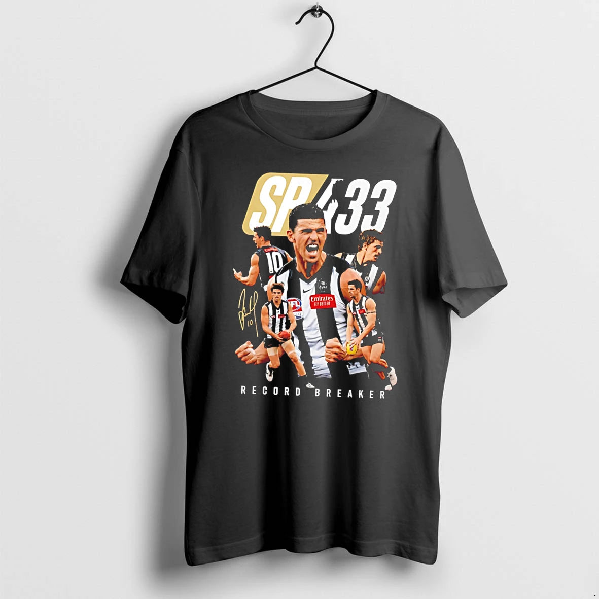 Officials Sp433 Record Breaker Footy Milestone Fan Tee T Shirt Sweater