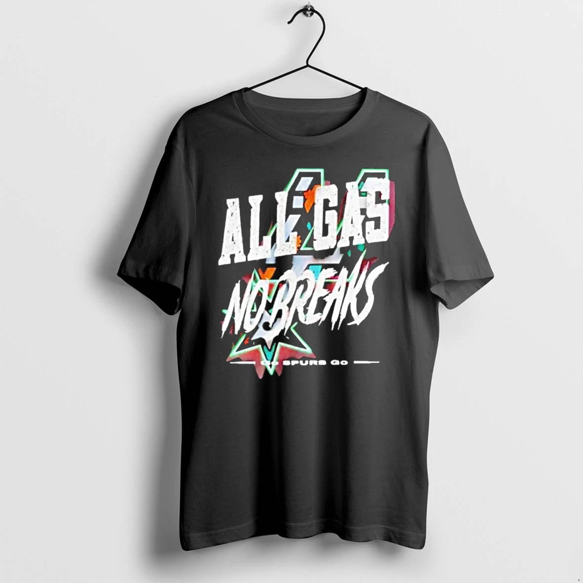 Officials San Antonio Spurs All Gas No Brakes Go Spurs Go 2026 T Shirt Sweater