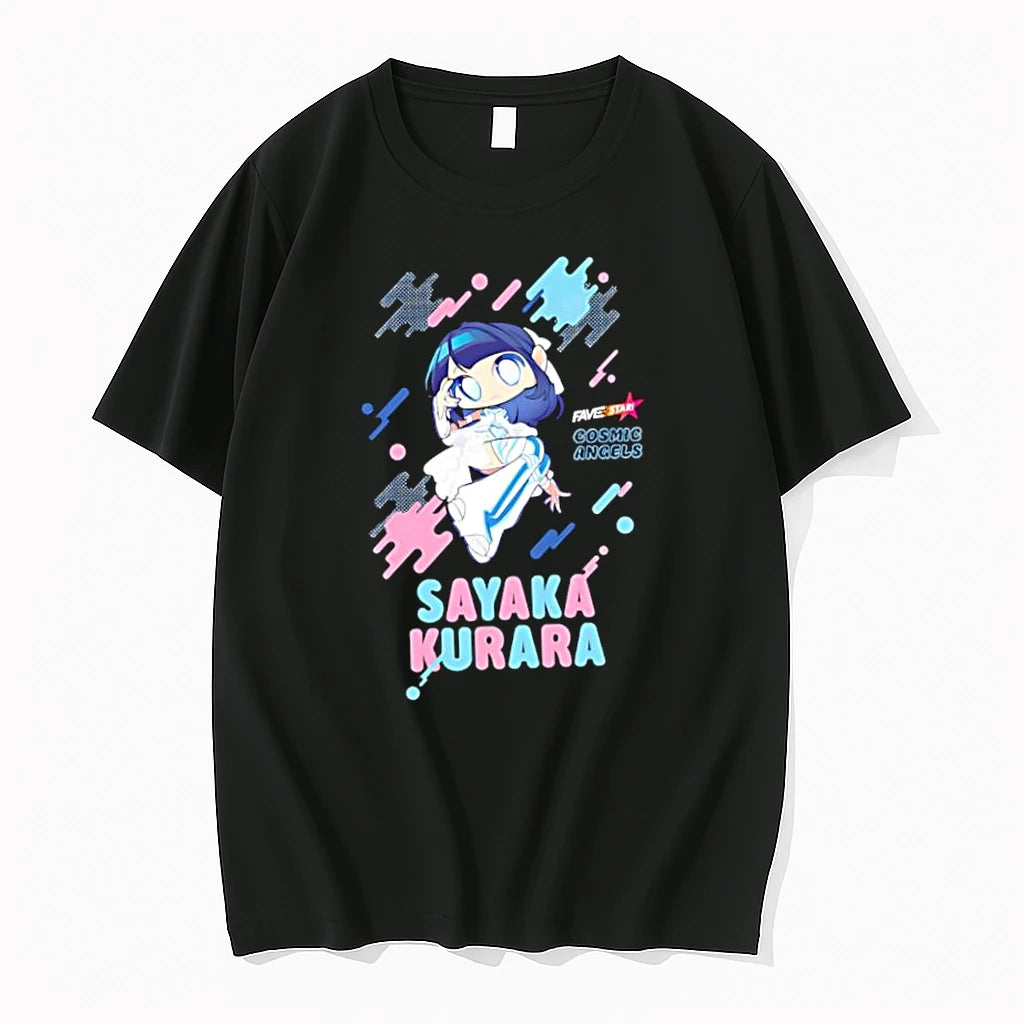Officials Sayaka Kurara Cosmic Angels Fave Star Premium T Shirt
