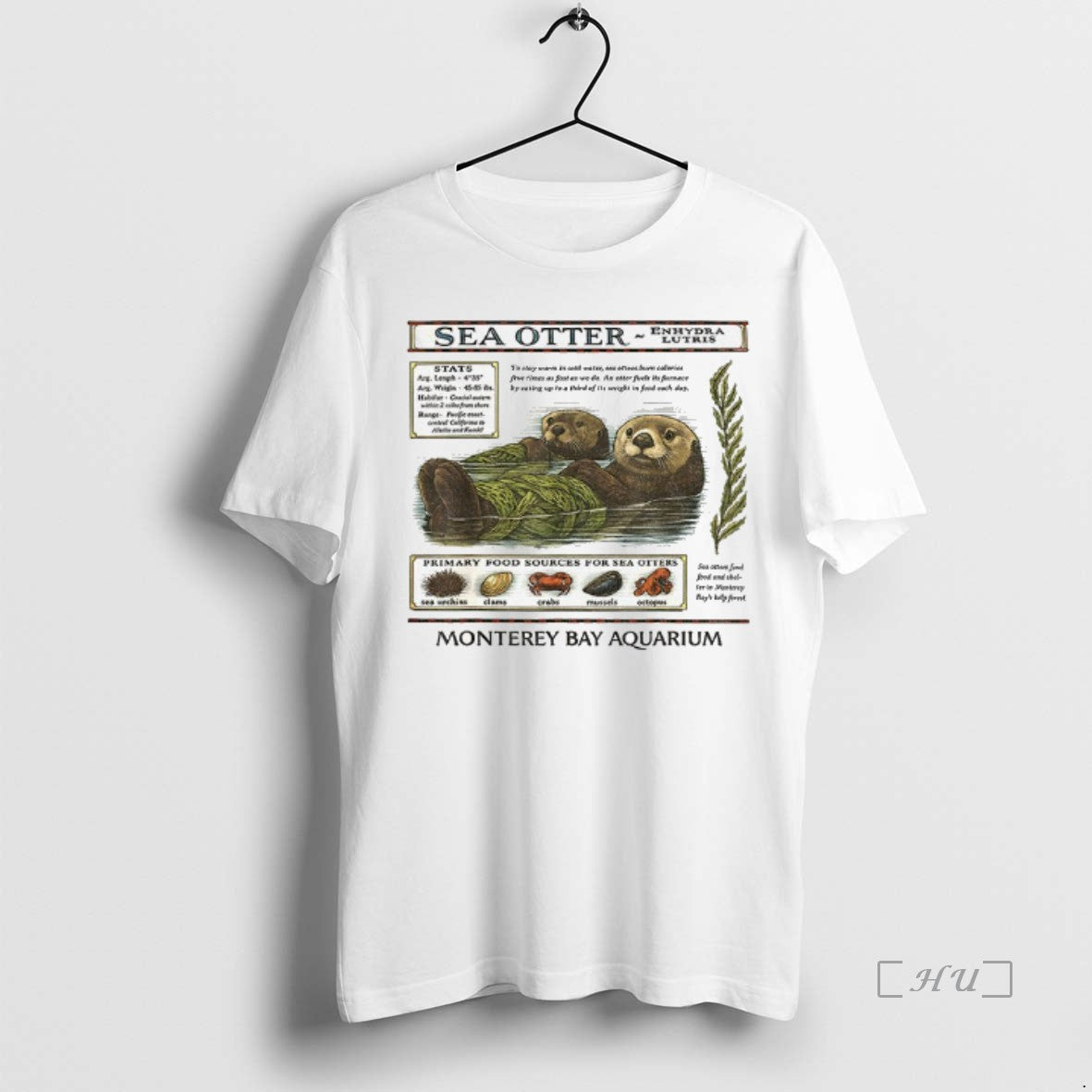 Officials Sea Otters Monterey Enhydra Lutris Monterey Bay Aquarium California Vintage T Shirt Sweater