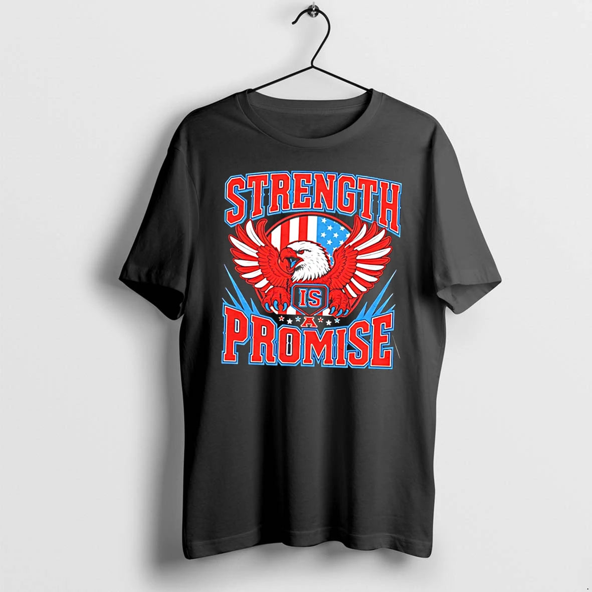 Officials Strength Is A Promise American Eagle Patriotic Tee Premium T Shirt
