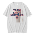 Officials Team Spicy Mustard Hot Dog White Premium T Shirt