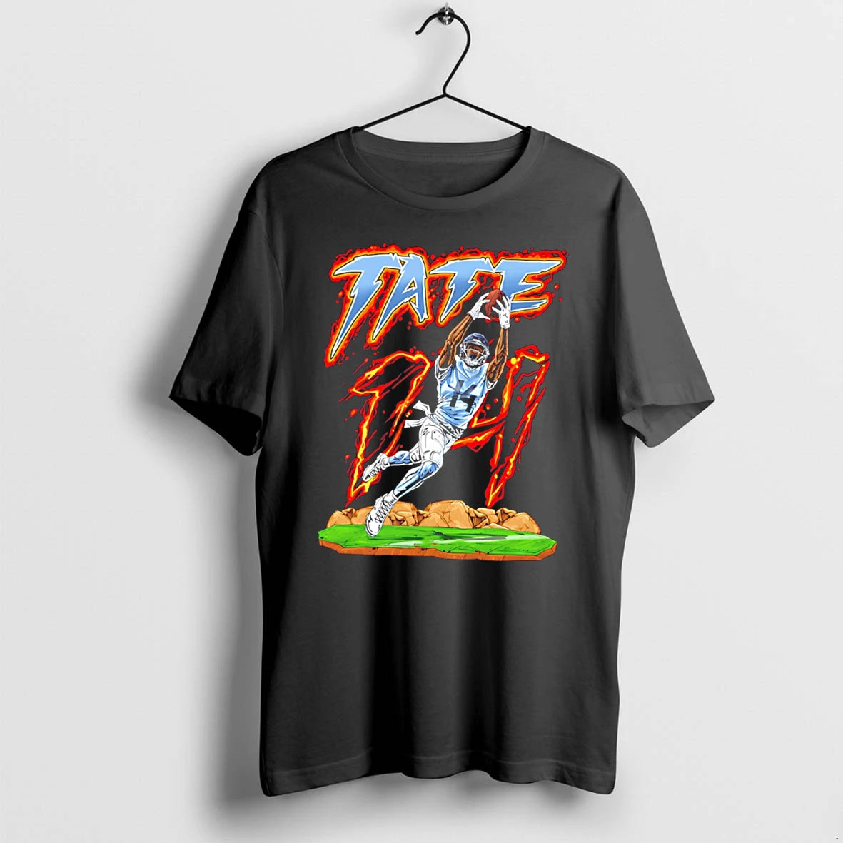 Officials Tennessee Titans Carnell Tate Hand Drawn Artwork Tee T Shirt Sweater