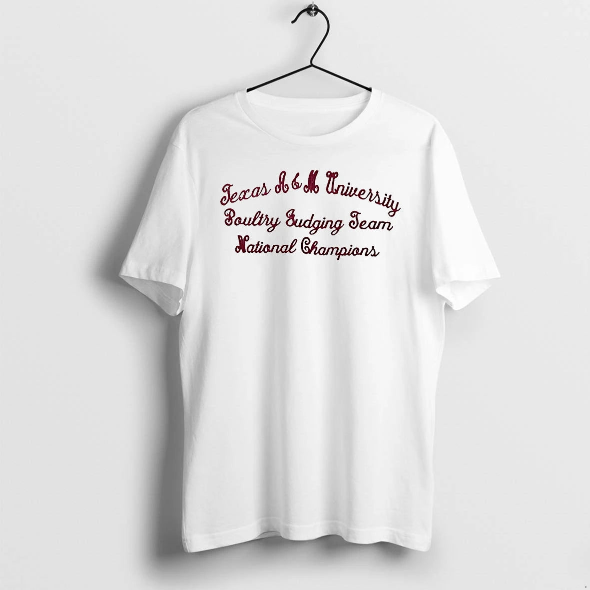 Officials Texas Am University Poultry Judging Team National Champions T Shirt Sweater