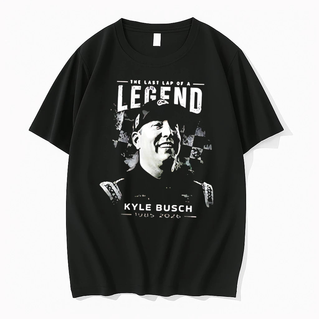 Officials The Last Lap Of A Kyle Busch Racing Legend Memorial Tee T Shirt Sweater