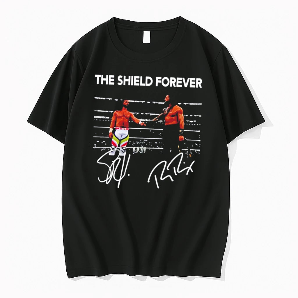 Officials The Shield Forever Roman Reigns And Seth Rollins Tee Premium T Shirt