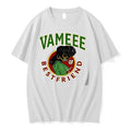 Officials Vameee Bestfriend Skull With Afro Egg Face Character Premium T Shirt