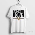 Officials Vanderbilt Commodores Football Anchor Down Logo T Shirt Sweater