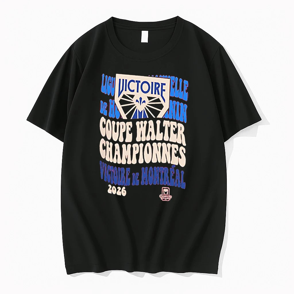 Officials Victoire De Montreal Couple Walter Champions 2026 Graphic Tee T Shirt Sweater