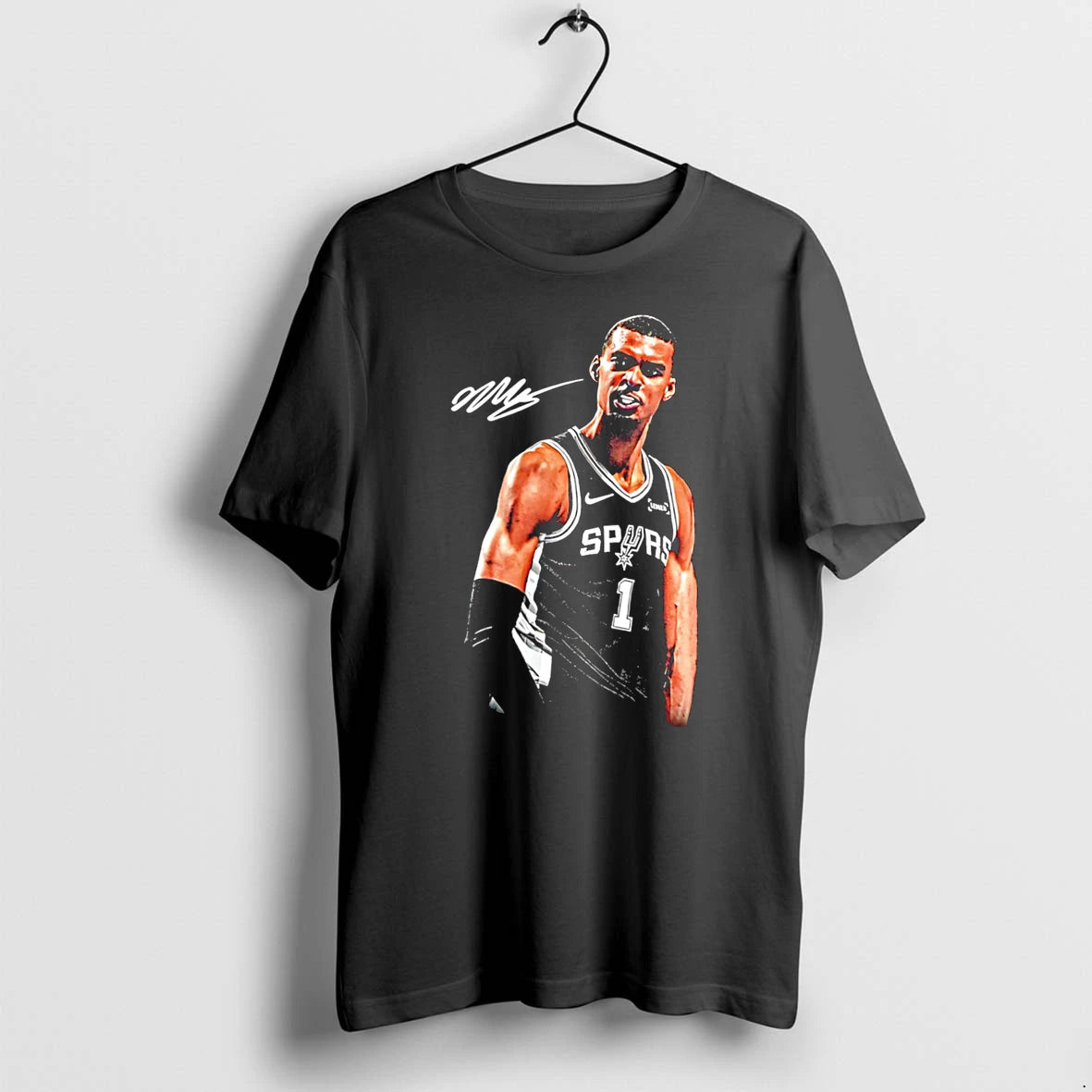 Officials Victor Wembanyama San Antonio Spurs Wemby Clutch Signature Tee T Shirt Sweater