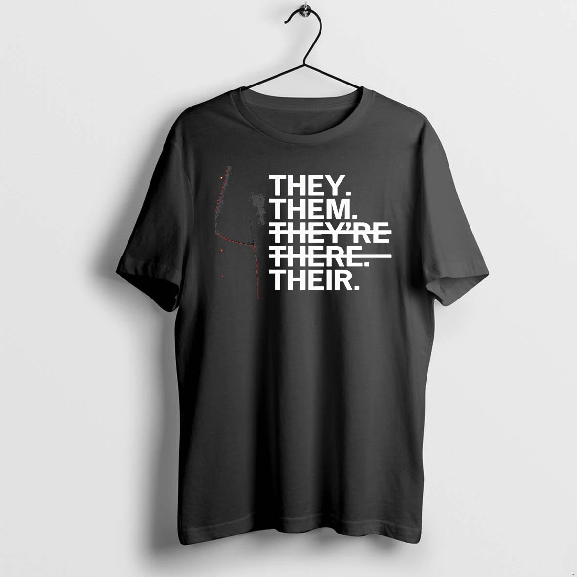 Officials They Them Theyre There Their Premium T Shirt