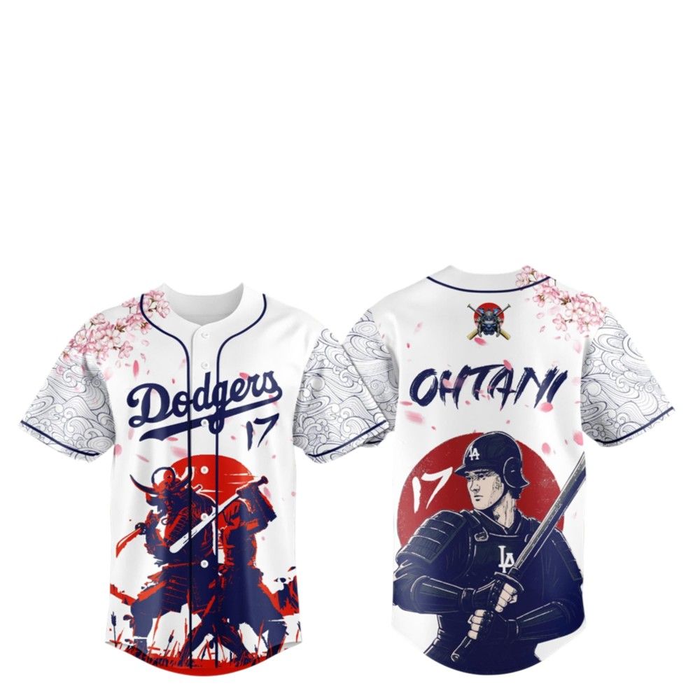 Ohtani Samurai LA Dodgers Baseball Jersey - Grishko.com