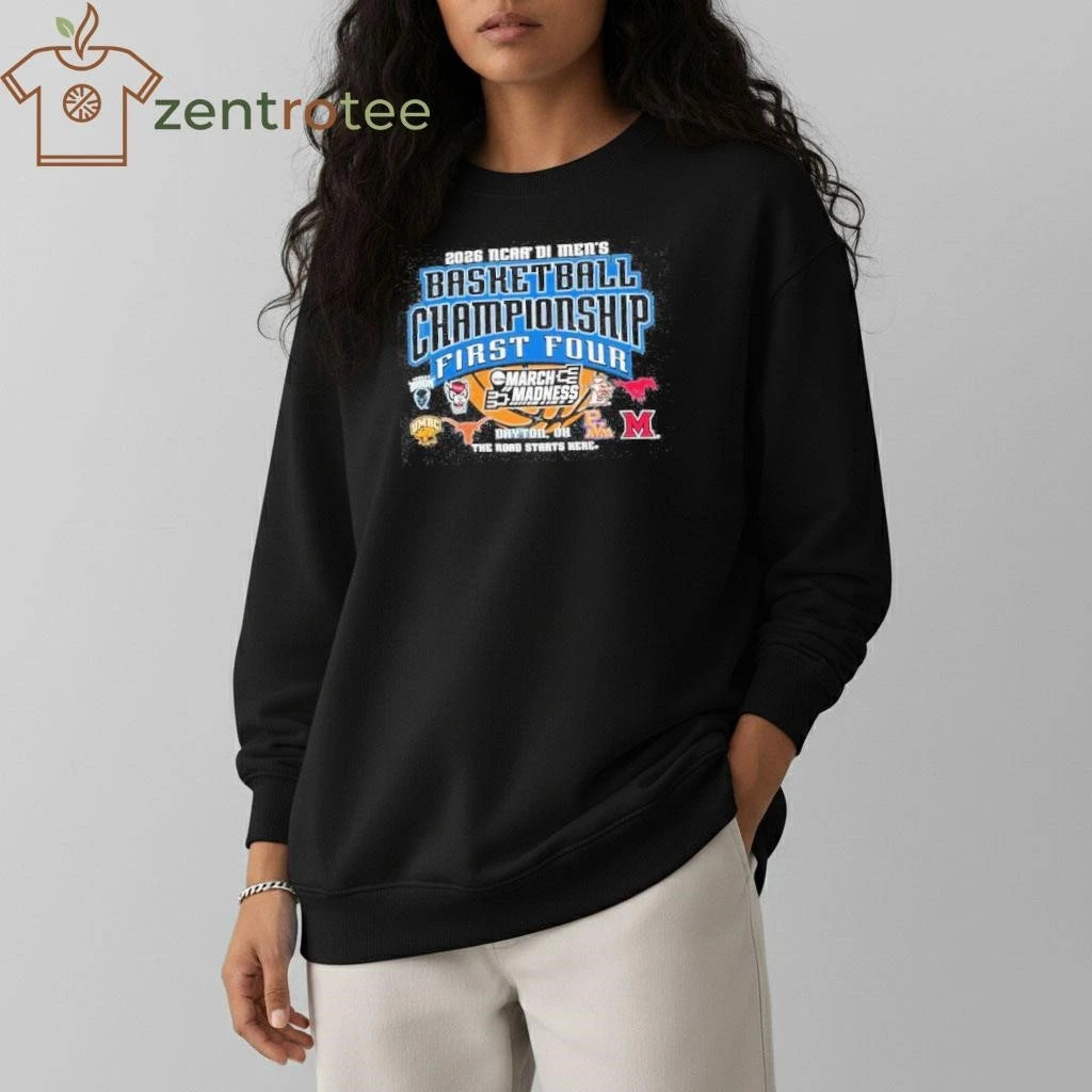 Original 2026 NCAA Division I Men’s Basketball Championship March Madness First Four Dayton Ohio shirt