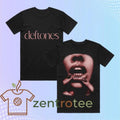 Original Deftones Merch Store Smoke Black Lip Tattoo tee
