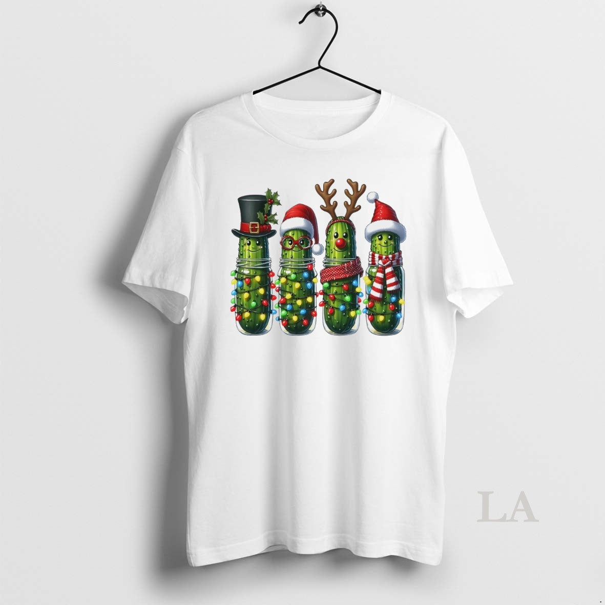 Original Jar Pickles With Lights Christmas White