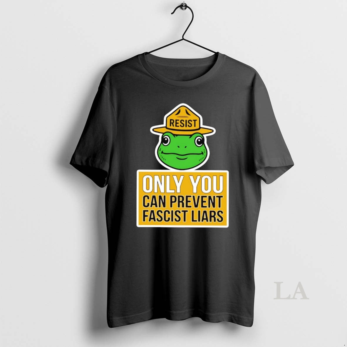 Original Smokey Frog Resist Only You Can Prevent Fascist Liars