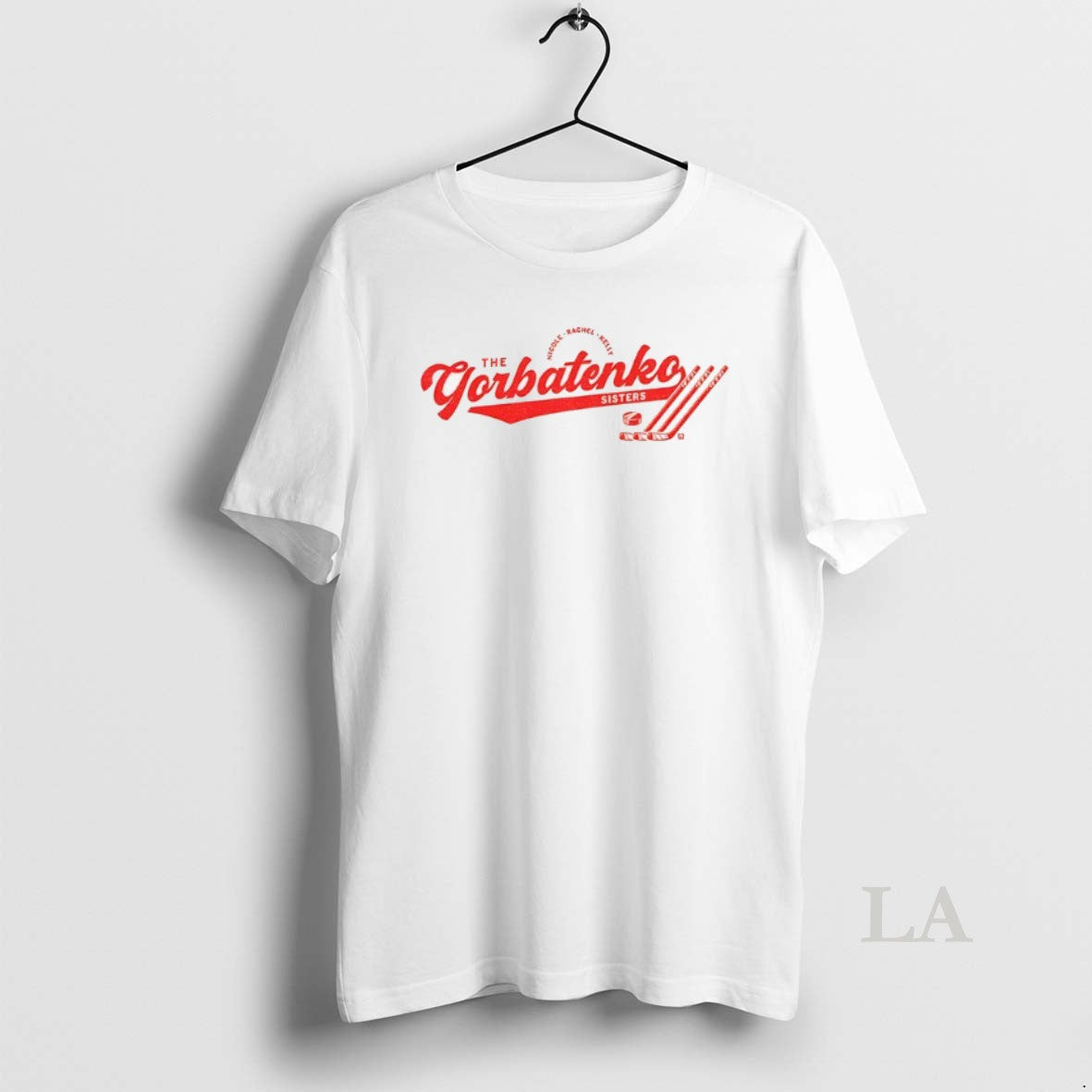Original The Gorbatenko Sisters Script Logo Nicole Rachel Kelly Hockey Logo