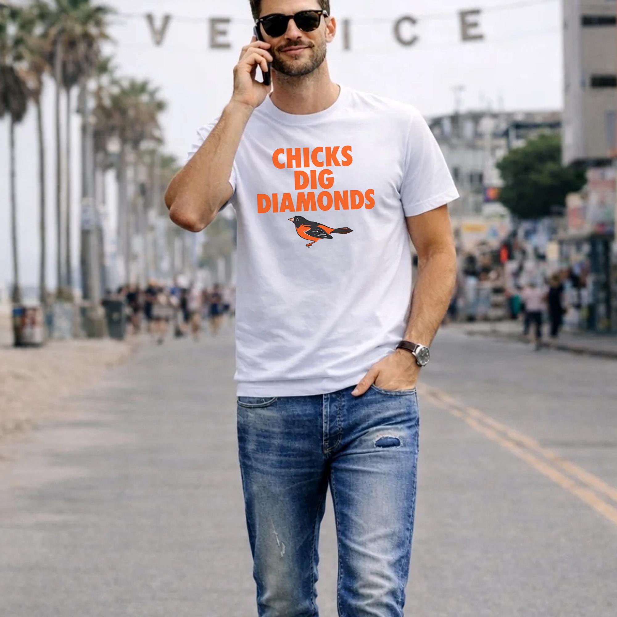 Orioles Chicks Dig Diamonds Shirt