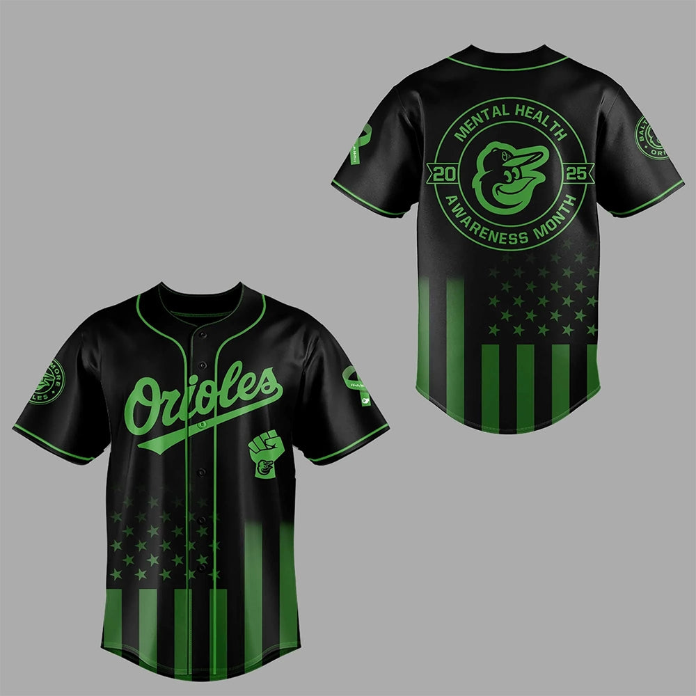Orioles Mental Health Awareness Month 2025 Baseball Jersey Combo - Grishko.com