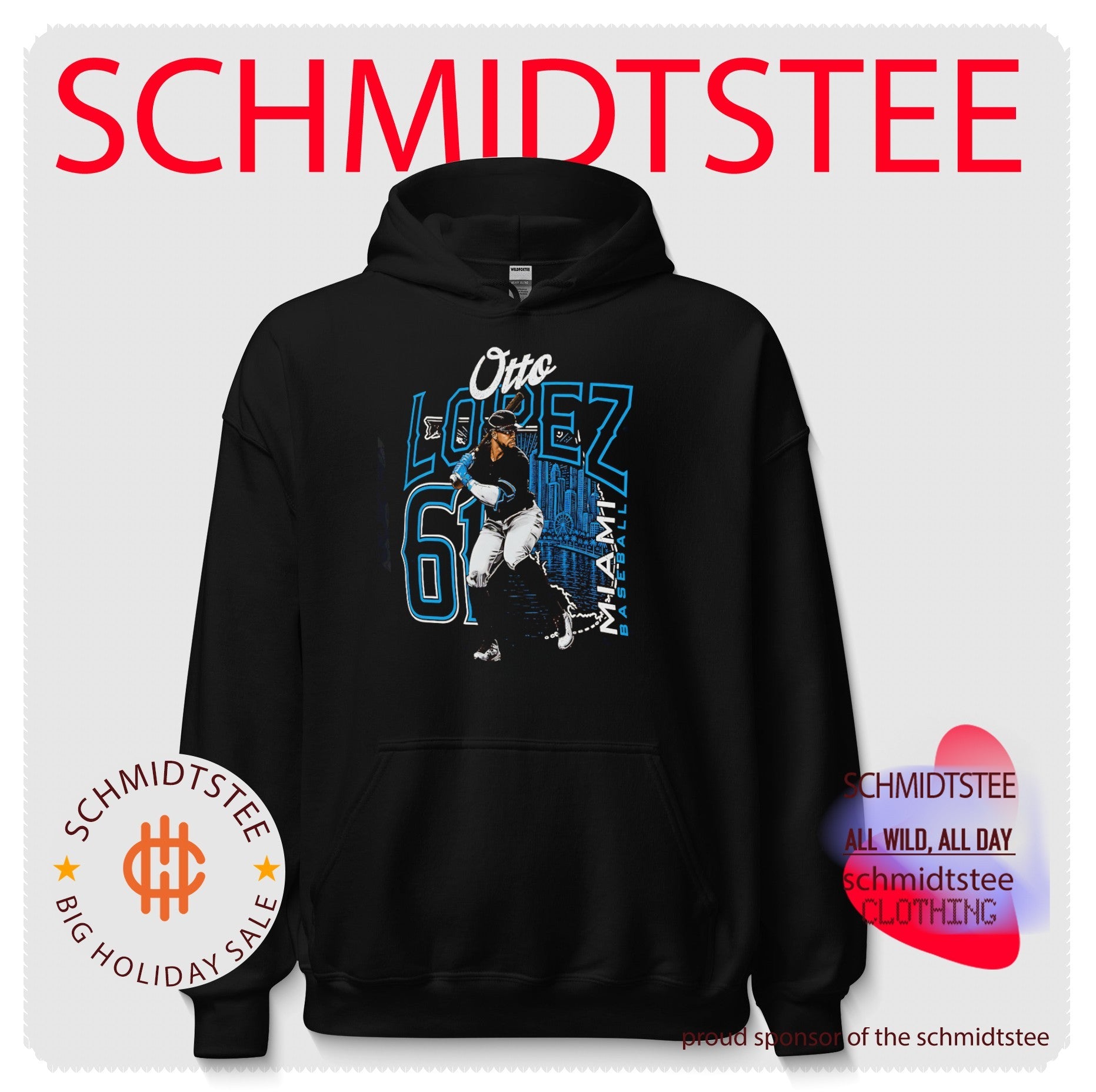 Otto Lopez Miami Marlins 61 Baseball graphic shirt
