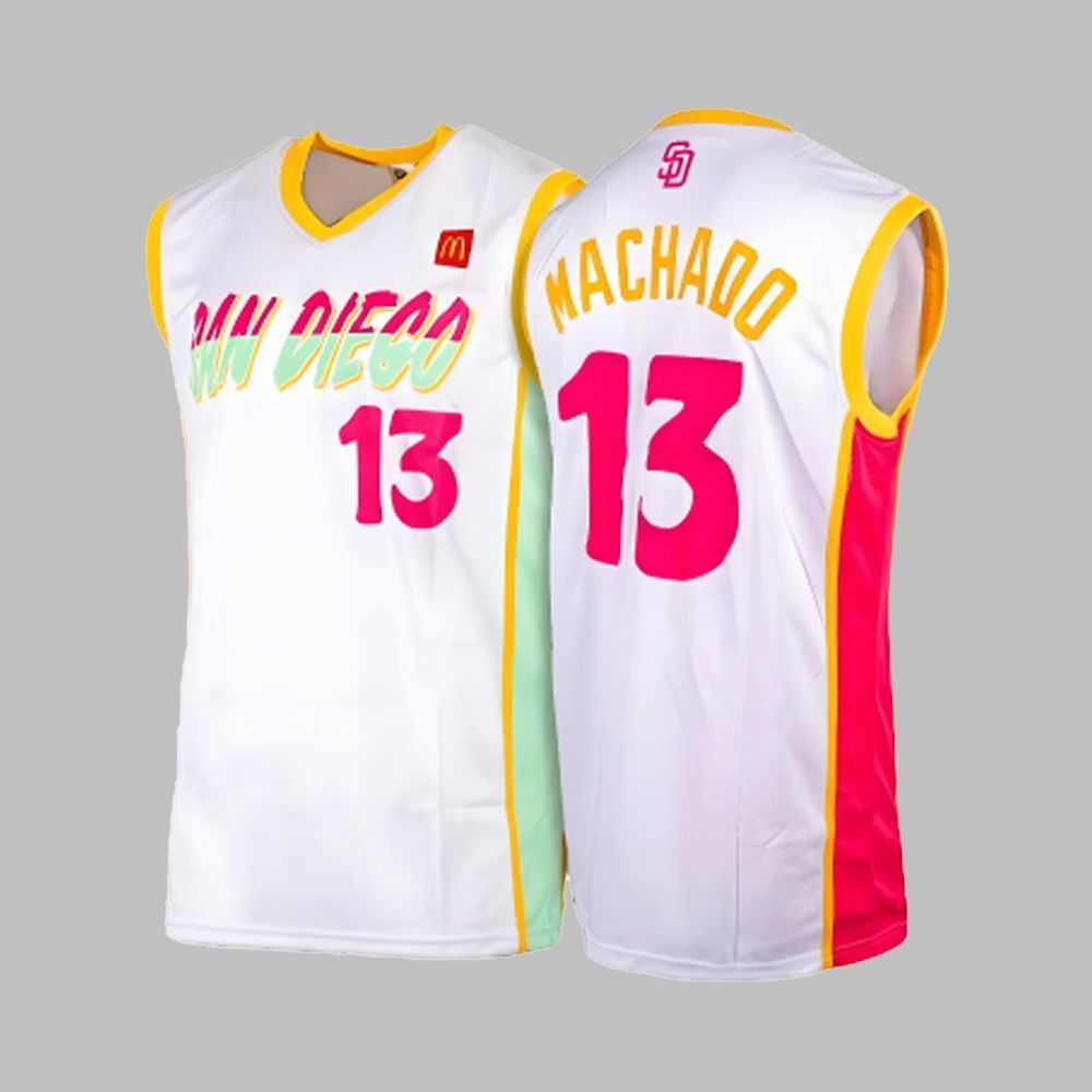 Padres Machado Basketball Jersey Giveaway 2025 - Grishko.com