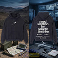 Palantir Airstrike Claude Tech Satire Hoodie