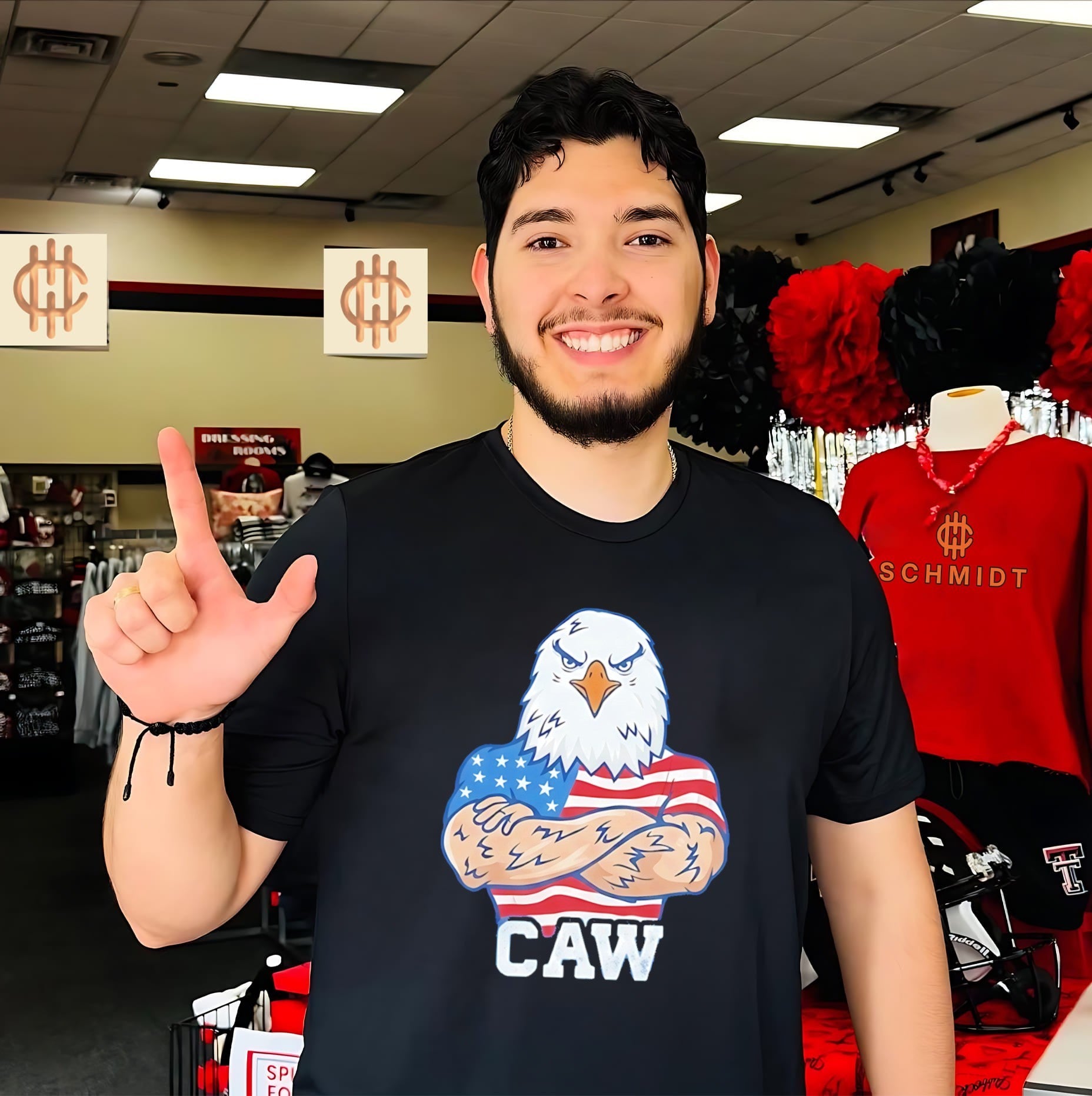Pat McAfee Eagle Caw 4th of July shirt