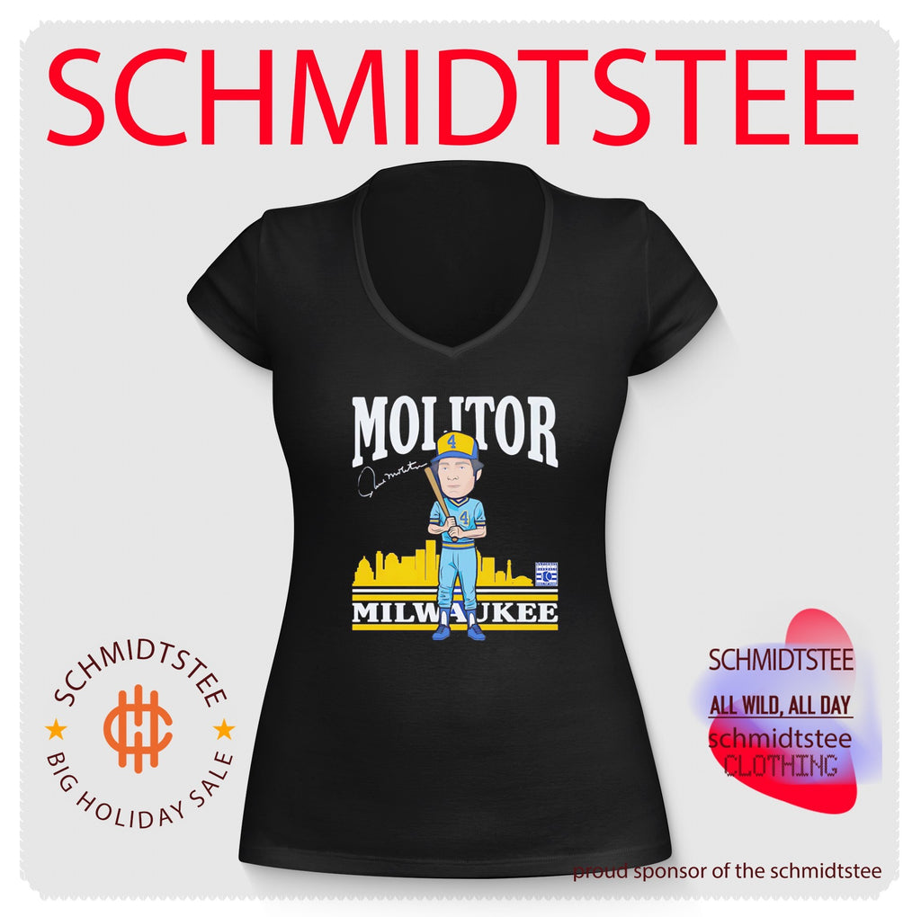 Paul Molitor Milwaukee Brewers Hall of Fame Caricature shirt