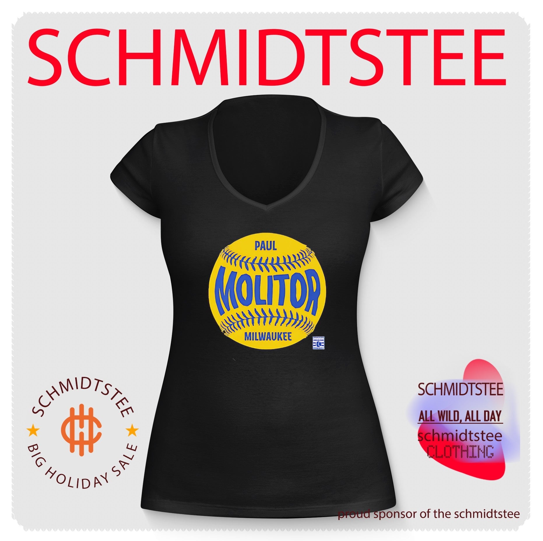 Paul Molitor Milwaukee Brewers National Baseball Hall of Fame shirt