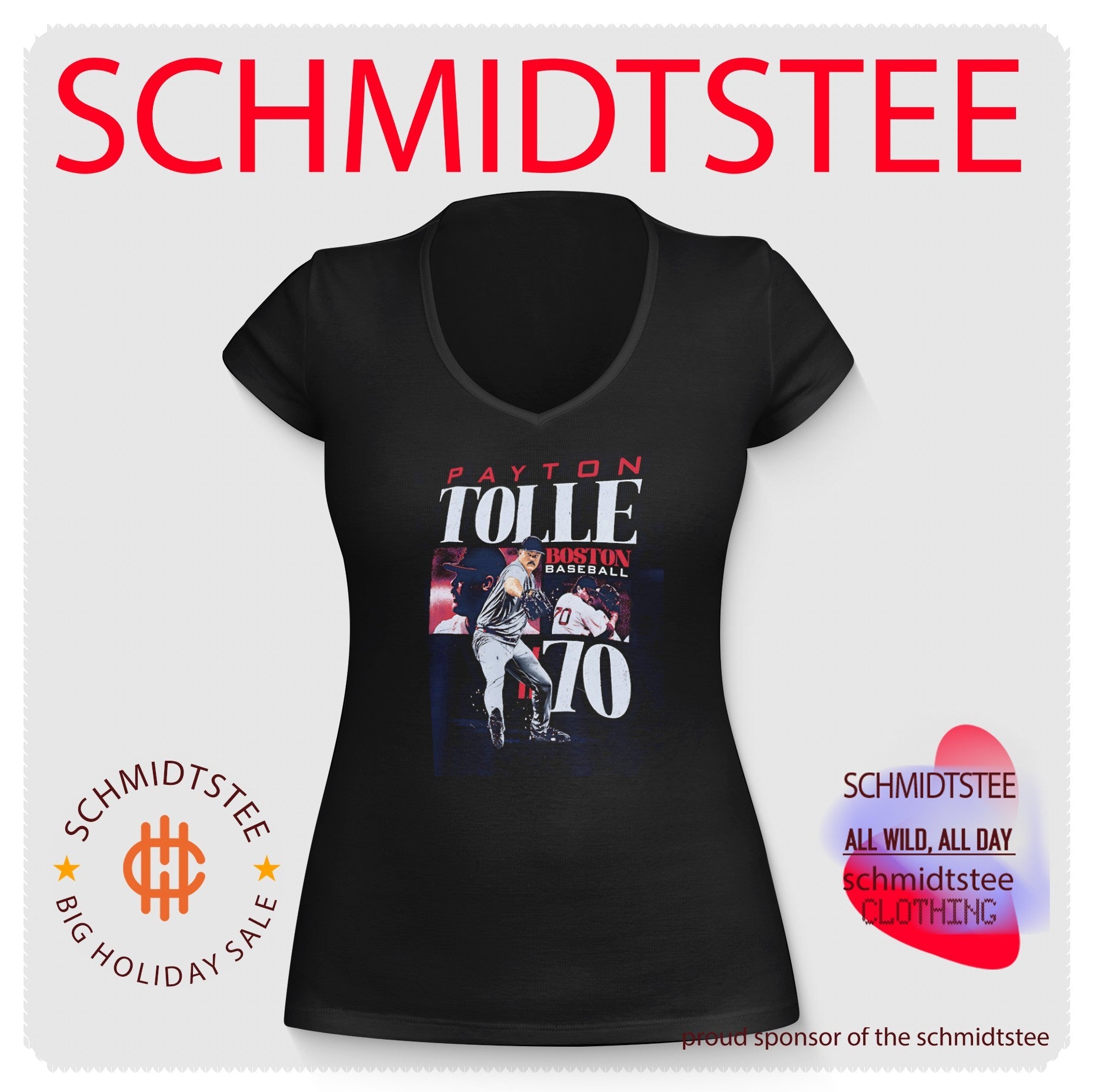 Payton Tolle Boston Red Sox Number 70 Pitching Collage shirt