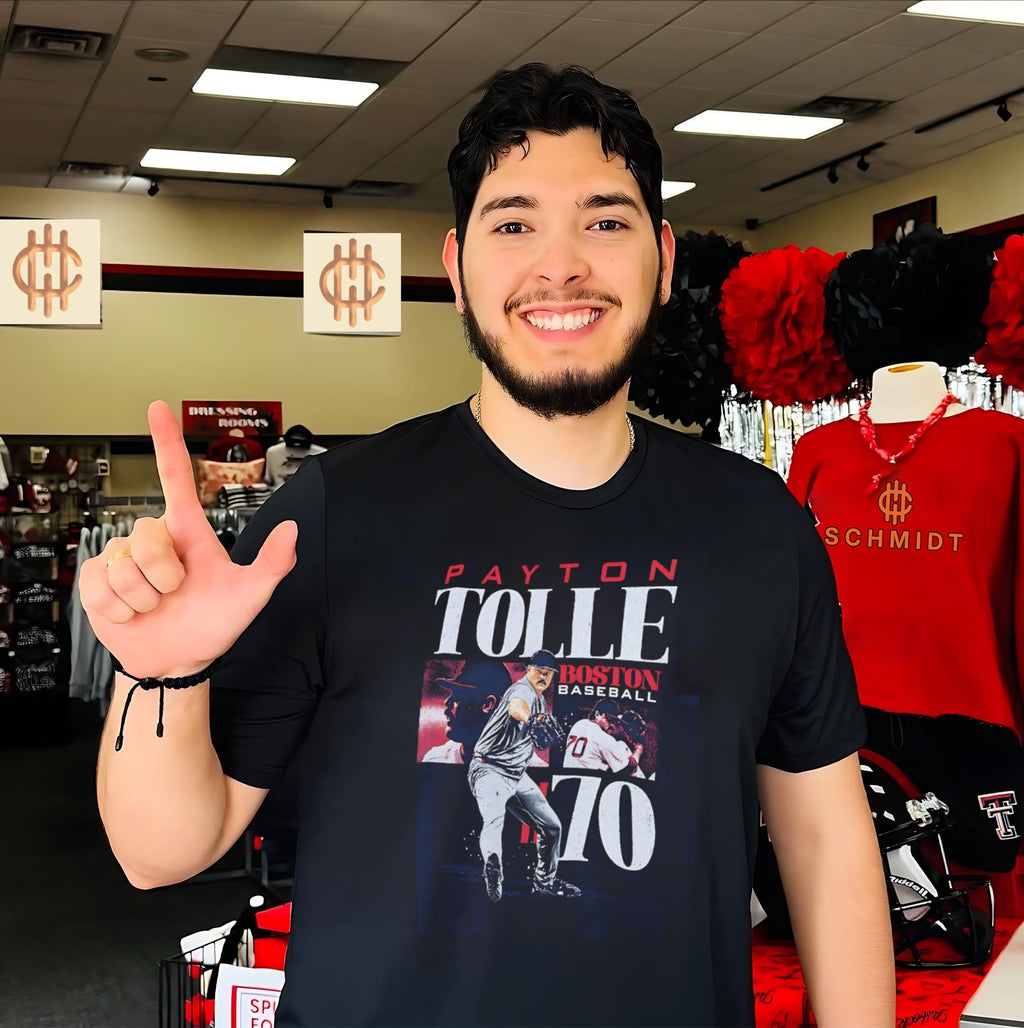 Payton Tolle Boston Red Sox Number 70 Pitching Collage shirt