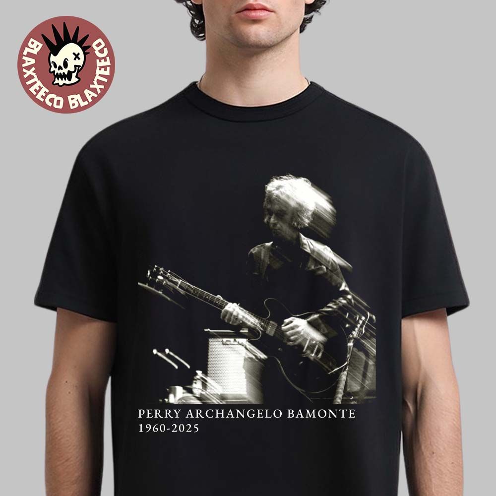 Perry Bamonte The Cure Guitarist Rest In Peace RIP 1960-2025 Tribute T-Shirt