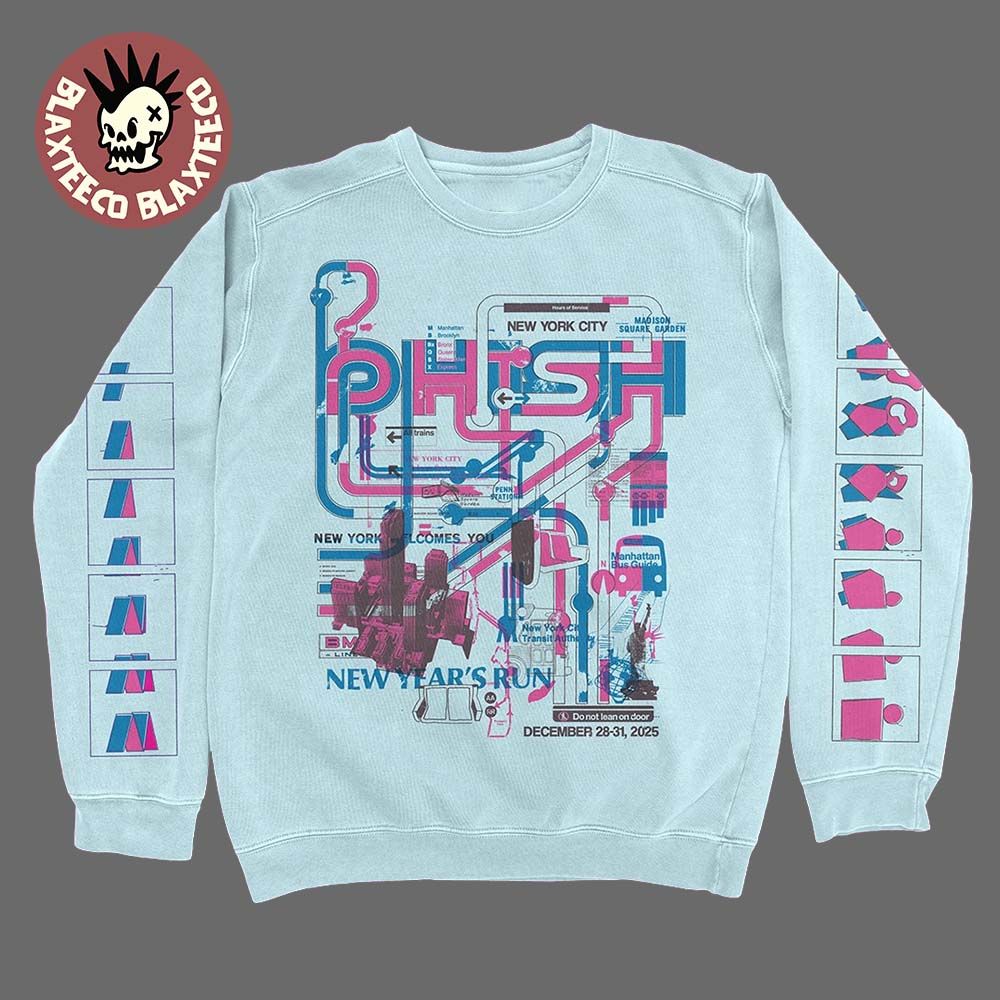 Phish New Years Run 2025 Merch In New York City At Madison Square Garden On December 28 31 2025 Long Sleeve T Shirt