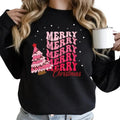 Pink Tree Merry Tree Shirt Winter T-Shirts