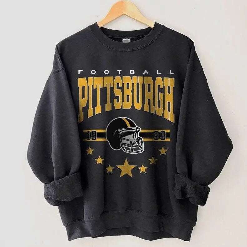 Pitt.Sburgh Football Football Sweatshi_656 Multiple Colorways Full Size Range T-Shirts